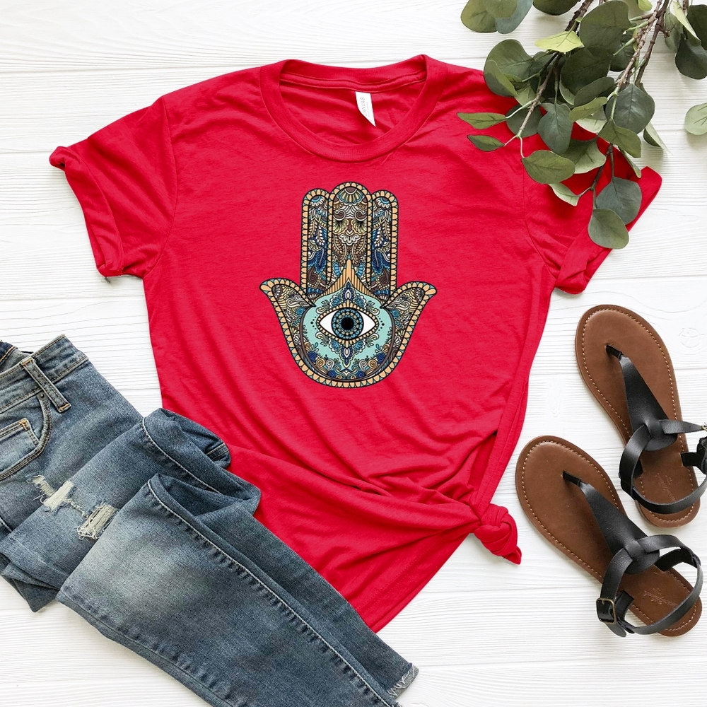 Eye hand T-shirt .